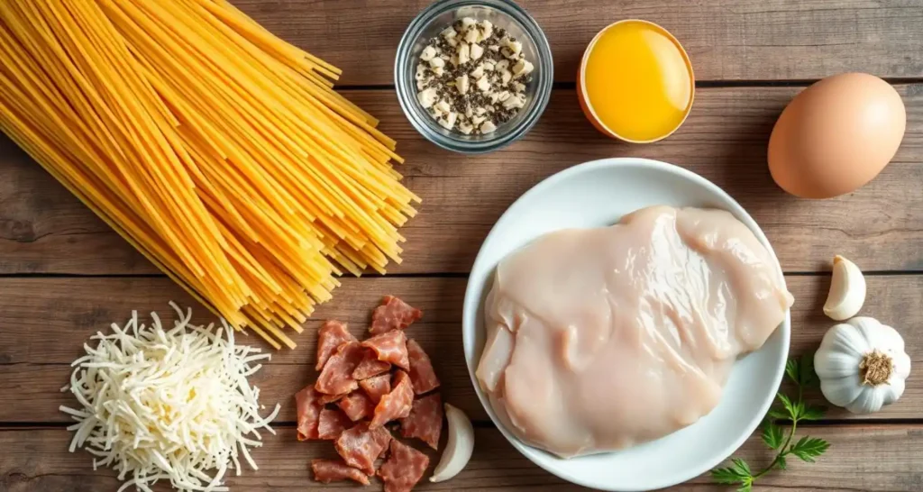 Chicken Carbonara Ingredients