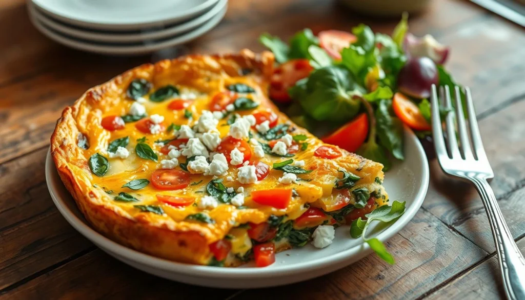 strata egg dish